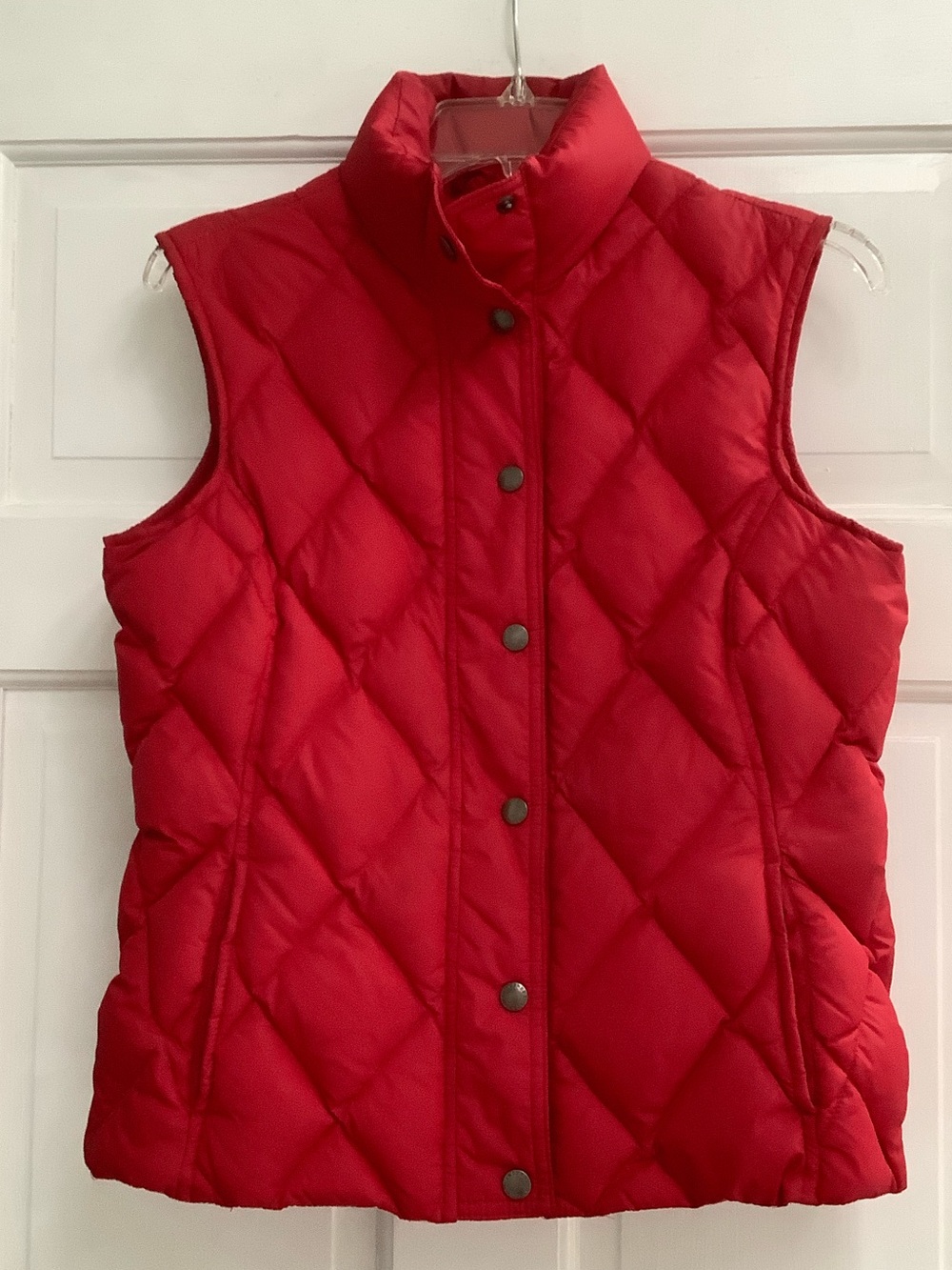 😍Land’s End Red Puffer Style Vest😍